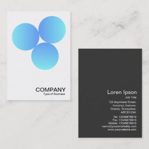 Gradient 3 Circles v2 01 Visitenkarte