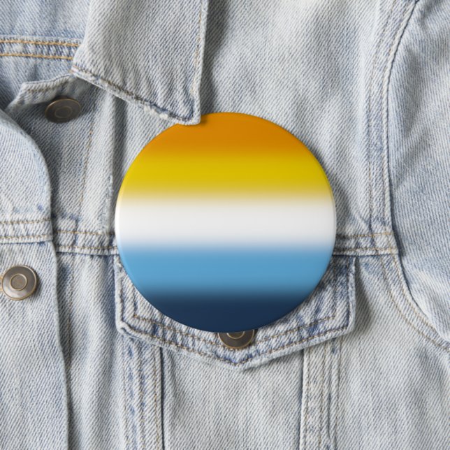 Gradient AroAce Pride Flag - farbenfrohe AroAce-Fl Button (Beispiel)