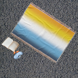 Gradient AroAce Pride Flag - farbenfrohe AroAce-Fl Decke