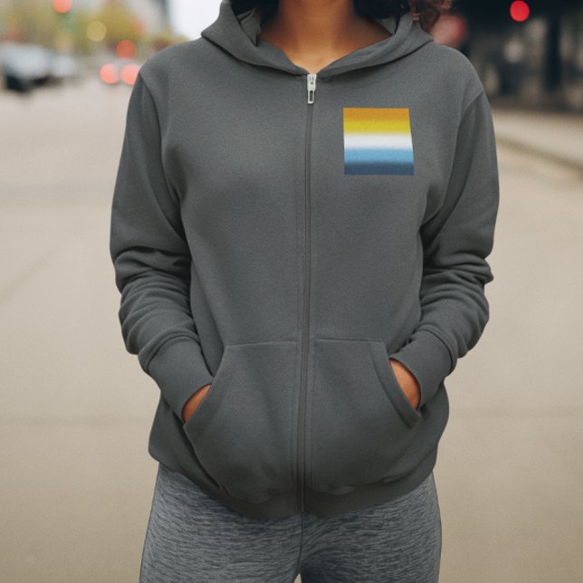 Gradient AroAce Pride Flag - farbenfrohe AroAce-Fl Hoodie (Von Creator hochgeladen)