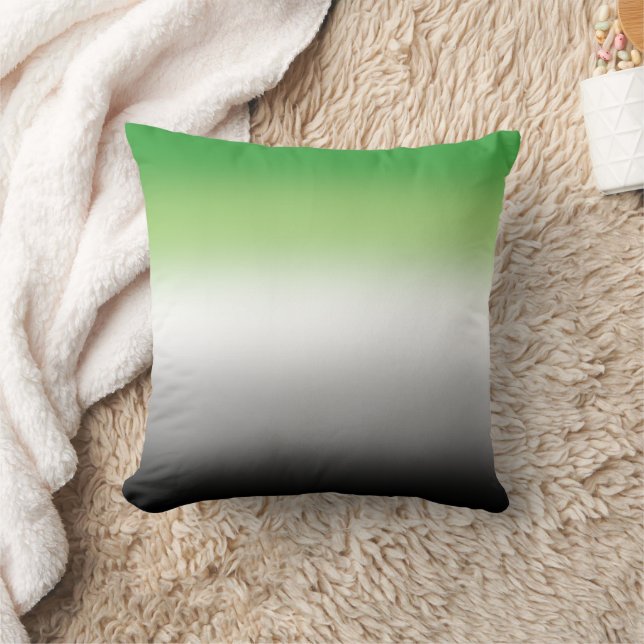 Gradient Aromantic Flag - farbenfroher, aromantisc Kissen (Decke)