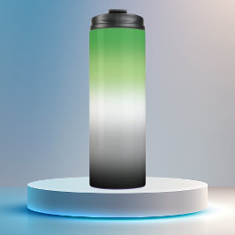 Gradient Aromantic Pride Flag Thermosbecher