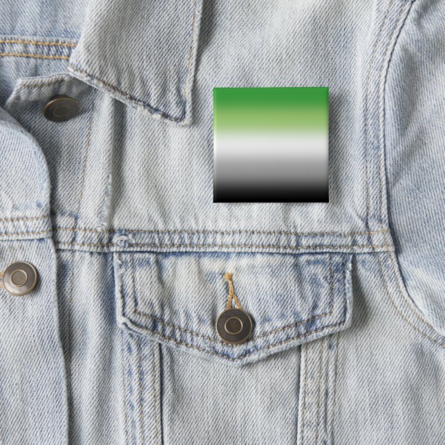 Gradient Aromantische Flagge – Farbpride der Aroma Button (Beispiel)