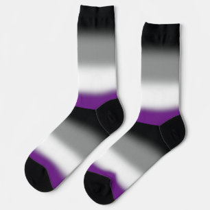 Gradient Asexuelle Pride-Flagge Socken
