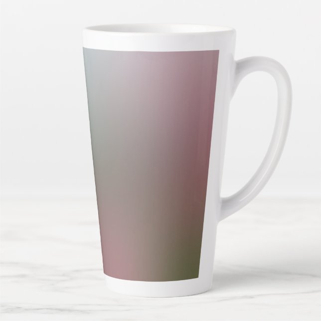 Gradient auf weißem Latte-Mug Milchtasse (Rechts)