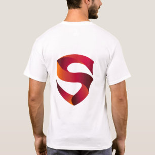 Gradient-Band-S-Logo – modernes Monogramm-Design T-Shirt
