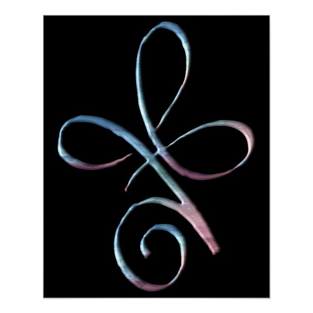 Gradient bedingungslose Liebe Poster (Vorderseite)