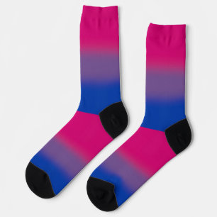 Gradient Bisexuellen-Stolzflagge Socken