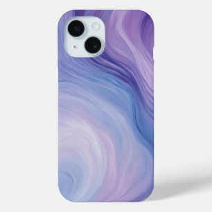 Gradient Blue, Lila Abstraktes Wavy-Muster Case-Mate iPhone Hülle