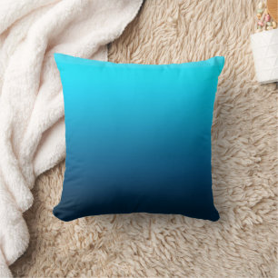 Gradient blue ombre kissen