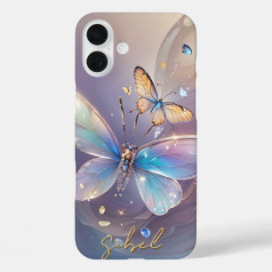 Gradient Butterfly Mit Monogramm Case- Mate iPhone 16 Plus Hülle