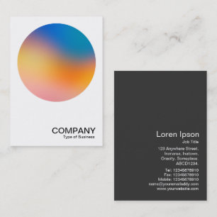 Gradient Circle v2 03 Visitenkarte