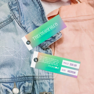 Gradient Closing Price Hang Tag