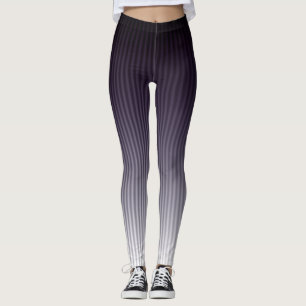 Gradient Cool Stylish Trendy Stripe Muster Leggings