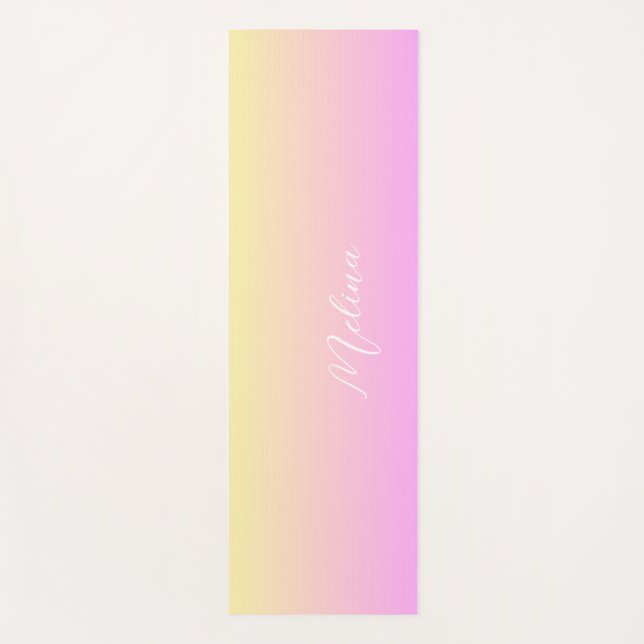 Gradient Customizer name Yogamatte (Vorderseite)