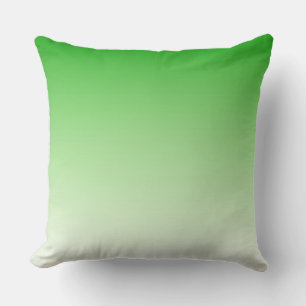 Gradient Dark Green to Light Green Wurfkissen Kissen