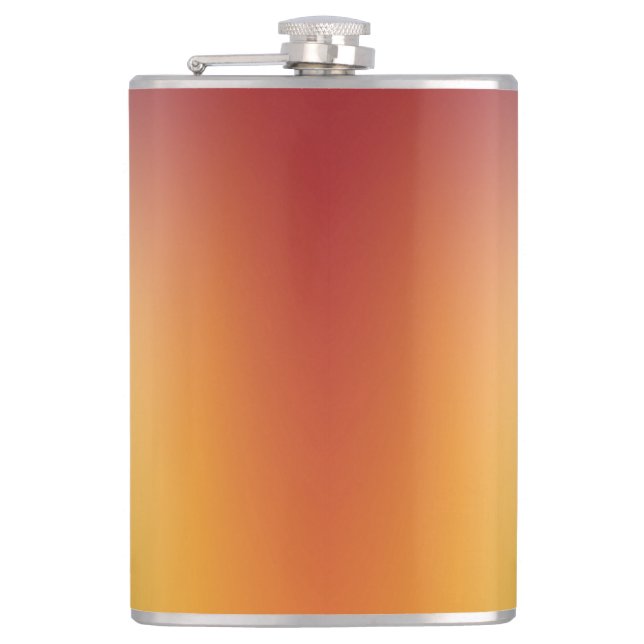 Gradient-Design-Hintergrund auf thermischem Tumble Flachmann (Vorderseite)