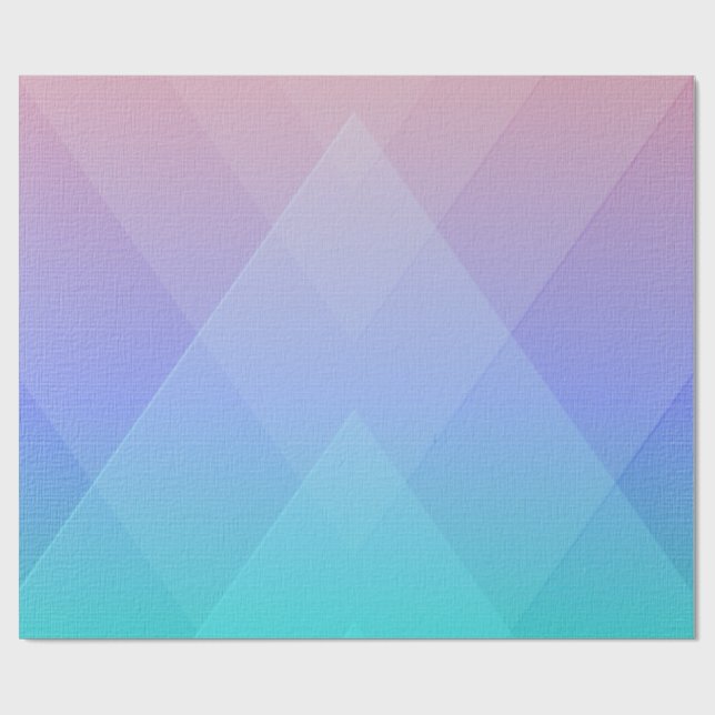 GRADIENT FARBFARBIGE TEXTURED PATTERN GESCHENKPAPIER (Flach)