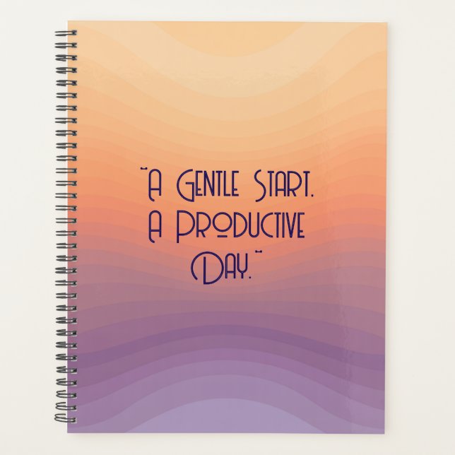 Gradient Field - Modern Cover Art Planer (Vorderseite)