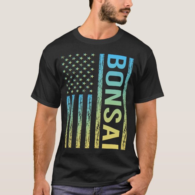 Gradient Flag Bonsai T-Shirt (Vorderseite)