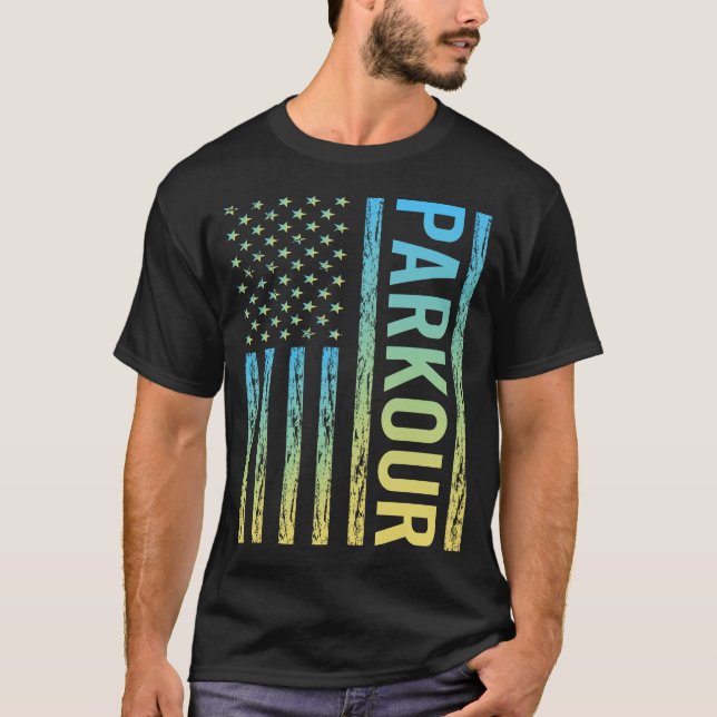 Gradient Flag Park T-Shirt (Vorderseite)