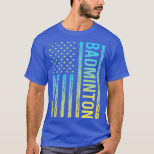 Gradient Flagge 02 Badminton T-Shirt