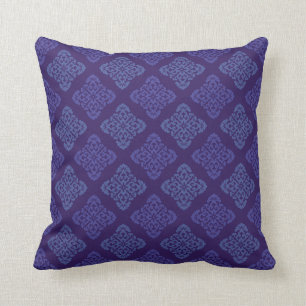 Gradient Floral Damast Kissen