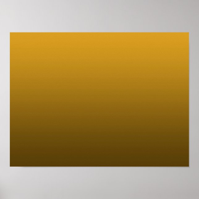 Gradient Gelb - tief zu hell | Stimmungs-Hintergru Poster (Vorne)