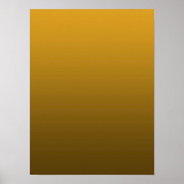 Gradient Gelb - tief zu hell | Stimmungs-Hintergru Poster (Vorne)