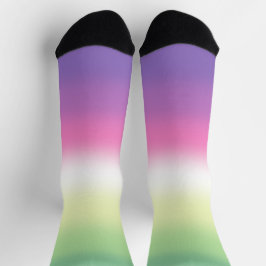 Gradient Genderfade Pride Flag Socken