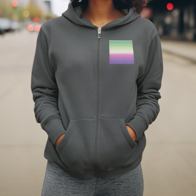 Gradient Genderfea Pride Flag - Genderdosflagge Hoodie (Von Creator hochgeladen)