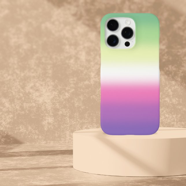 Gradient Genderfea Pride Flag - Genderdosflagge iPhone 16 Pro Hülle (Von Creator hochgeladen)