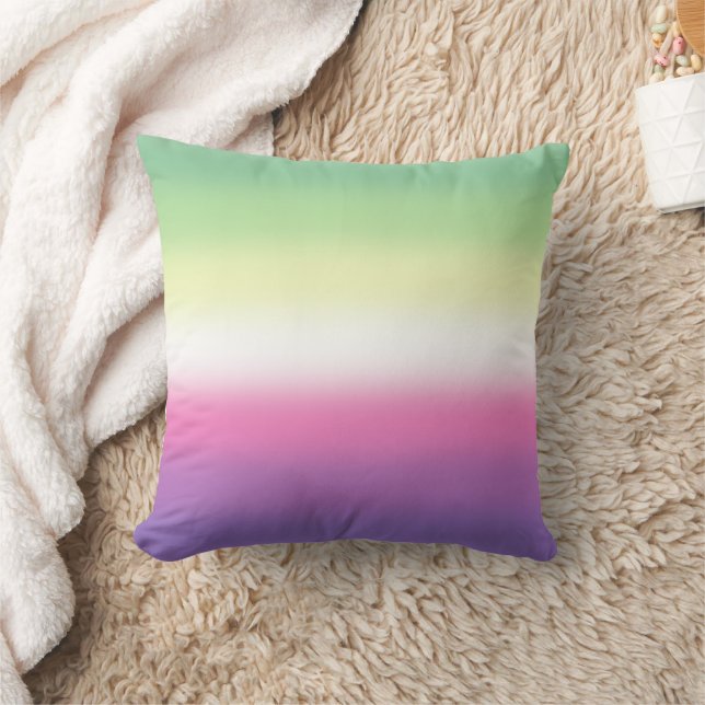 Gradient Genderfea Pride Flag - Genderdosflagge Kissen (Decke)