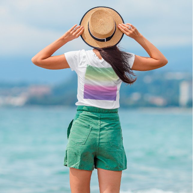 Gradient Genderfea Pride Flag - Genderdosflagge T-Shirt (Von Creator hochgeladen)