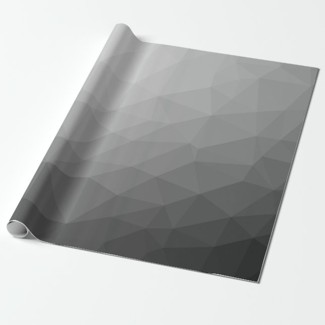 Gradient Geometric Mesh Pattern Geschenkpapier (Ungerollt)