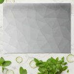 Gradient Geometric Mesh Pattern Geschirrtuch<br><div class="desc">Gray Gradient Geometric Mesh Pattern einzigartige Geschenke für ihn. Elegantes und cooles geometrisches Dreieck mit Schwarz-weißem grauem Farbverlauf. , grau, grau, grau, grau, gestuft, mesh, dreiecke, geometrie, geometrisch, muster, cool, schwarz, weiß</div>
