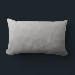 Gradient Geometric Mesh Pattern Lendenkissen<br><div class="desc">Gray Gradient Geometric Mesh Pattern einzigartige Geschenke für ihn. Elegantes und cooles geometrisches Dreieck mit Schwarz-weißem grauem Farbverlauf. ,  grau,  grau,  grau,  grau,  gestuft,  mesh,  dreiecke,  geometrie,  geometrisch,  muster,  cool,  schwarz,  weiß</div>