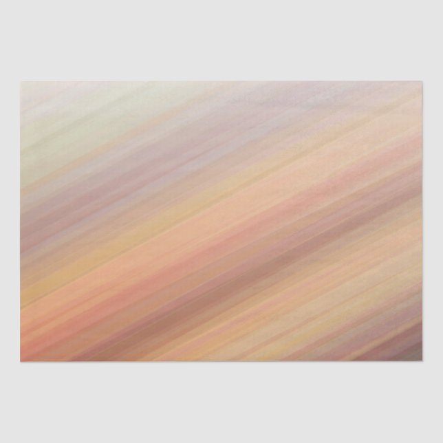 Gradient gestreiften Sonnenuntergang Orange Braune Seidenpapier (Vorderseite)