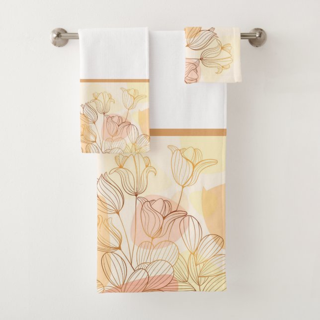 Gradient Glattlederhandtuch Badhandtuch Set (Insitu)