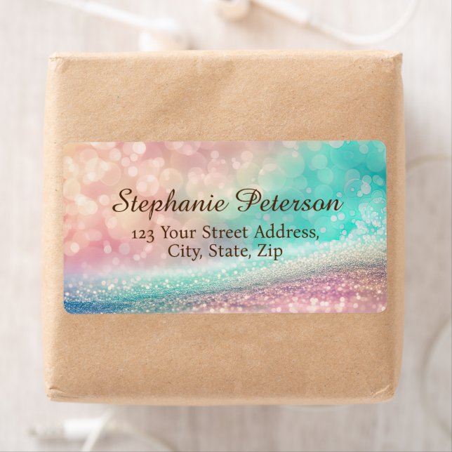 Gradient Glitzer Rainbow Bokeh Lieferadresse (Insitu)