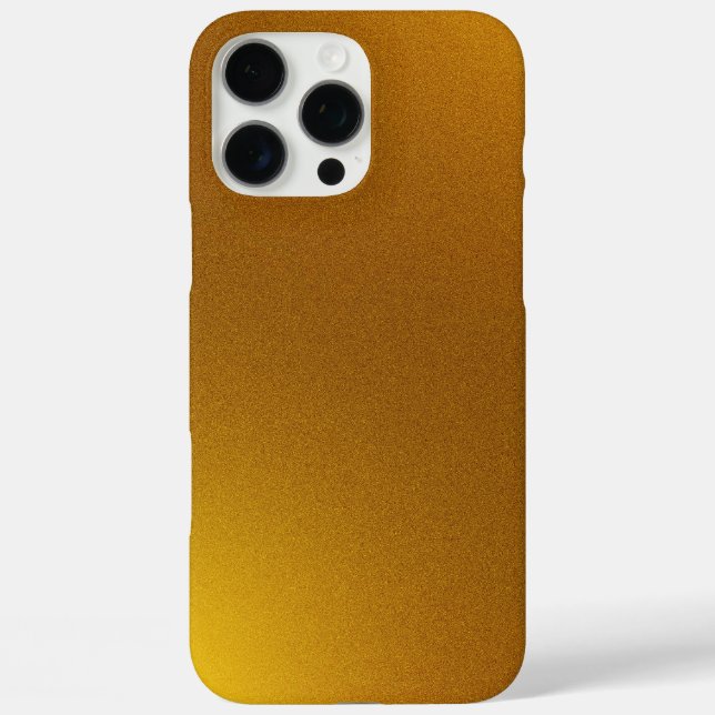 Gradient Goldenfarbe  iPhone 16 Pro Max Hülle (Rückseite)