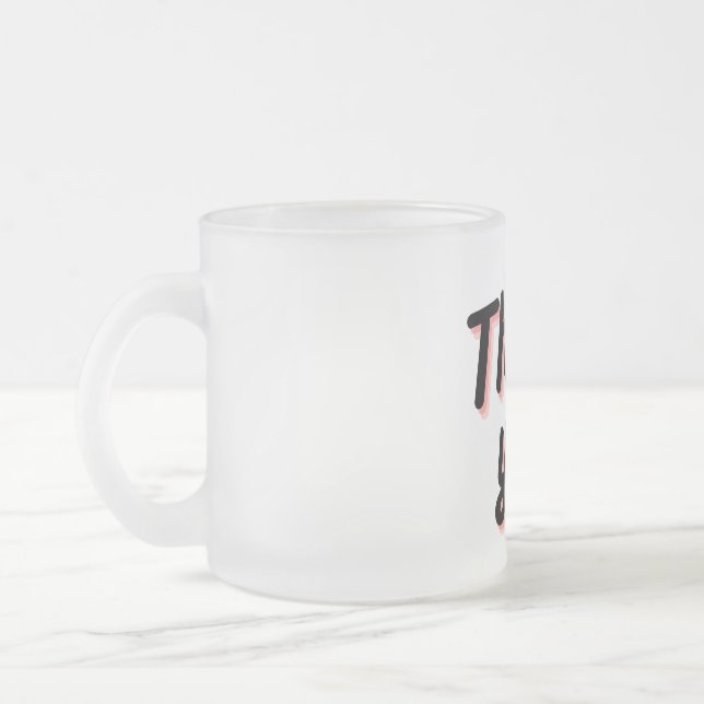 Gradient Gratitude Cup Mattglastasse (Links)