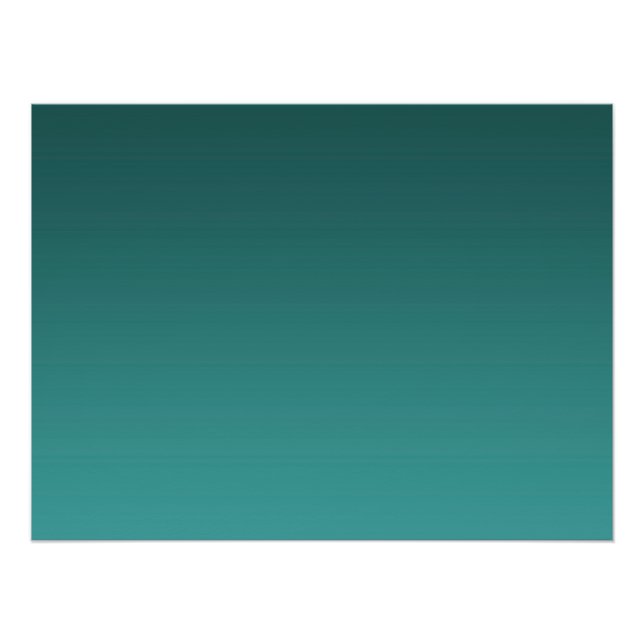 Gradient Green - light to deep | Mood Background | Poster (Vorderseite)