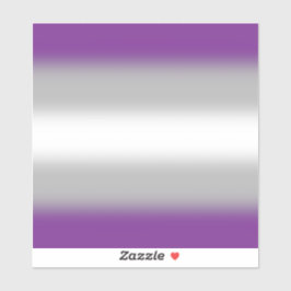 Gradient Greysexual Prilag - Graue Sexualflagge Aufkleber