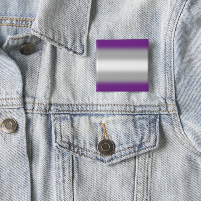 Gradient Greysexual Prilag - Graue Sexualflagge Button (Beispiel)