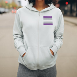 Gradient Greysexual Prilag - Graue Sexualflagge Hoodie