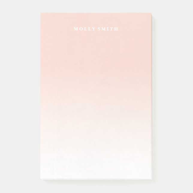 Gradient (groß) - Apricot Post-it Klebezettel (Vorderseite)