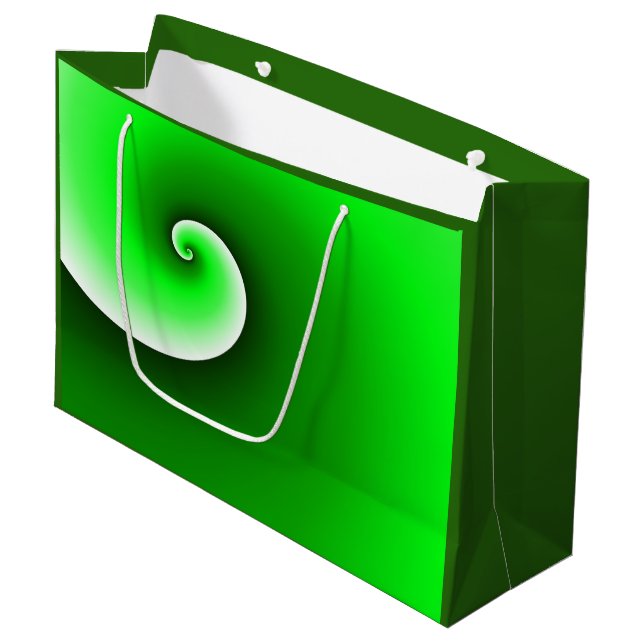 Gradient Große Geschenktüte (Vorderseite Schrägansicht)