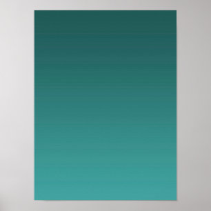Gradient Grün - hell bis tief   Stimmungs-Hintergr Poster