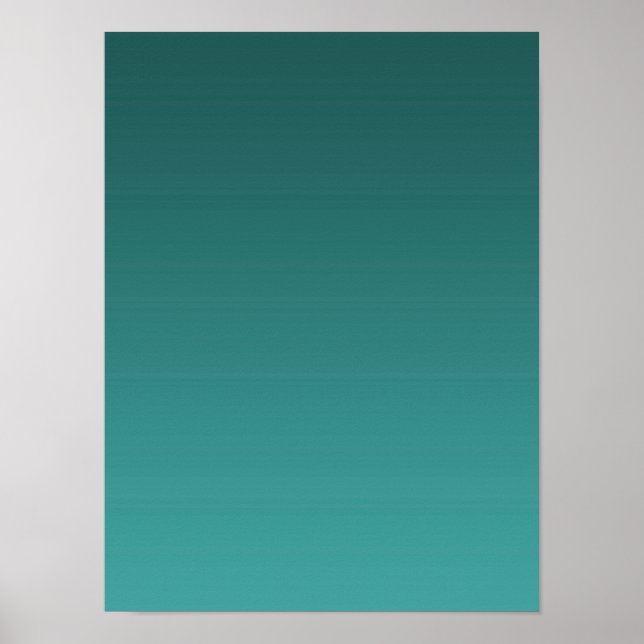 Gradient Grün - hell bis tief | Stimmungs-Hintergr Poster (Vorne)